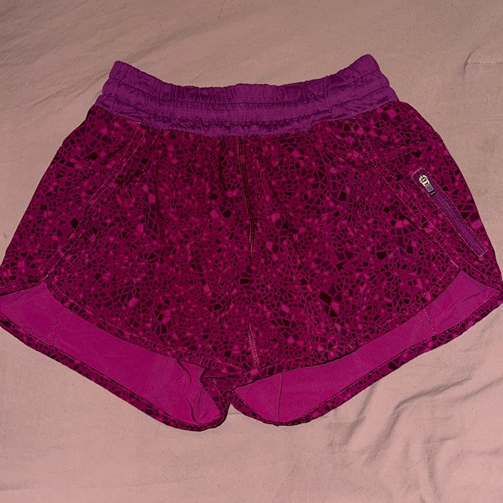 Pink Lululemon shorts